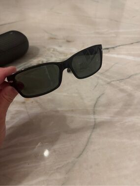 Persol Black Sunglasses with Dark Lenses